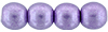 Round Beads 6mm : ColorTrends: Saturated Metallic Crocus Petal