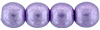 Round Beads 6mm : ColorTrends: Saturated Metallic Crocus Petal