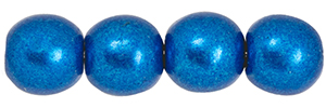 Round Beads 6mm : ColorTrends: Saturated Metallic Galaxy Blue