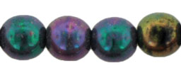 Round Beads 6mm : Iris - Purple