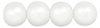 Glass Pearls 6mm : Snow