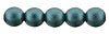 Glass Pearls 6mm : Teal