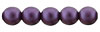 Glass Pearls 6mm : Purple Velvet
