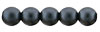 Glass Pearls 6mm : Charcoal