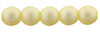 Glass Pearls 6mm : Cream