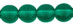 Round Beads 6mm : Emerald