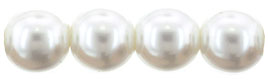 Pearl Coat - Round 6mm : Pearl - Snow