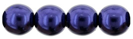 Pearl Coat - Round 6mm : Pearl - Royal Purple