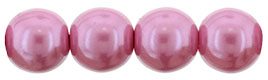 Pearl Coat - Round 6mm : Pearl - Dragon Fruit