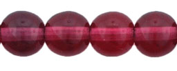 Round Beads 6mm : Fuchsia