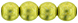 Round Beads 6mm : ColorTrends: Saturated Metallic Primrose Yellow