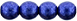 Round Beads 6mm : ColorTrends: Saturated Metallic Lapis Blue