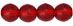 Round Beads 6mm : Siam Ruby