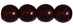 Round Beads 6mm : Brown Garnet