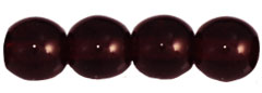 Round Beads 6mm : Brown Garnet