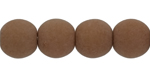 Round Beads 6mm : Bondeli Cocoa