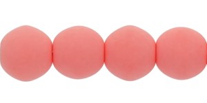 Round Beads 6mm : Bondeli Coral