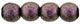 Round Beads 6mm : Polychrome - Pink Olive
