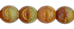 Round Beads 6mm : HurriCane Glass - Terra Nostra