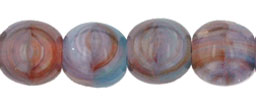 Round Beads 6mm : HurriCane Glass - Lucid Lullaby