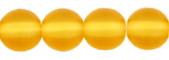 Round Beads 6mm : Matte - Med Topaz