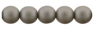 Glass Pearls 6mm : Matte - Brown Sugar