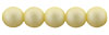 Glass Pearls 6mm : Matte - Cream