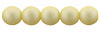 Glass Pearls 6mm : Matte - Cream