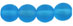Round Beads 6mm : Matte - Aquamarine