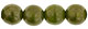 Round Beads 6mm : Opaque Olive - Moon Dust