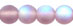 Round Beads 6mm : Matte - Lt Amethyst AB