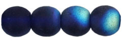 Round Beads 6mm : Matte - Cobalt AB