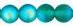 Round Beads 6mm : Matte - Emerald AB