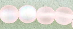 Round Beads 6mm : Matte - Rosaline AB