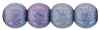 Round Beads 6mm : Luster - Opaque Amethyst