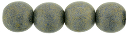 Round Beads 6mm : Pacifica - Poppy Seed