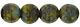 Round Beads 6mm : Opaque Olive - Picasso