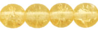 Round Crackle Beads 6mm : Lt Topaz