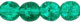 Round Crackle Beads 6mm : Emerald