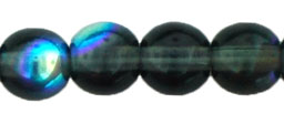 Round Beads 6mm : Montana Blue AB
