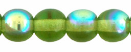 Round Beads 6mm : Olivine AB