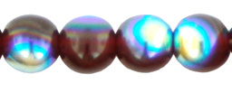 Round Beads 6mm : Garnet AB