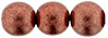 Round Beads 8mm : ColorTrends: Saturated Metallic Grenadine