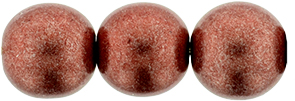 Round Beads 8mm : ColorTrends: Saturated Metallic Grenadine