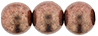 Round Beads 8mm : ColorTrends: Saturated Metallic Autumn Maple