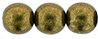 Round Beads 8mm : ColorTrends: Saturated Metallic Emperador