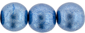 Round Beads 8mm : ColorTrends: Saturated Metallic Little Boy Blue