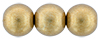 Round Beads 8mm : ColorTrends: Saturated Metallic Ceylon Yellow