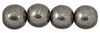 Round Beads 8mm : ColorTrends: Saturated Metallic Frost Gray