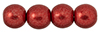 Round Beads 8mm : ColorTrends: Saturated Metallic Cranberry